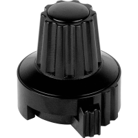 Mentor 4331.6031 4331.6031 Instelknop Met knopmarkering Zwart (Ø x h) 22.8 Mm x 23.1 Mm 1 stuk(s)