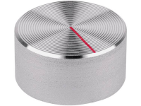 Mentor 512.61 Draaiknop Aluminium (ã X H) 20 Mm X 15 Mm 1 Stuks