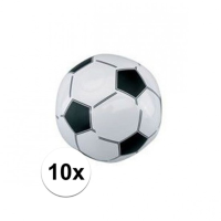 10X Opblaasbare voetballen strandbal