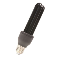 1X Blacklight lampen grote fitting 25 watt 10 cm