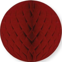 1X Papieren kerstballen bordeaux rood 10 cm kerstversiering