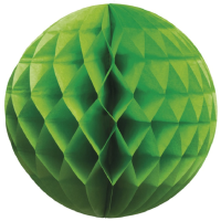 1X Papieren kerstballen groen 10 cm kerstversiering
