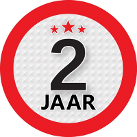 2 Jaar leeftijd sticker   rond   Dia 9 cm   2 jaar verjaardag   jubileum   leeftijd versiering