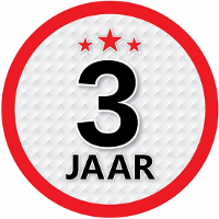3 Jaar leeftijd sticker   rond   Dia 15 cm   3 jaar verjaardag   jubileum   leeftijd versiering