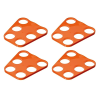 4X Voetbalsupporters biertray Holland