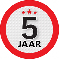 5 Jaar leeftijd sticker   rond   Dia 9 cm   5 jaar verjaardag   jubileum   leeftijd versiering