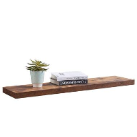 ACAZA Boekenplank van 100 cm lang   industrieel Design   Vintage bruin