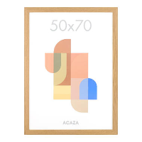 ACAZA Fotokader   Fotolijst   50x70 cm   MDF hout & plexiglas   Warme Eik kleur