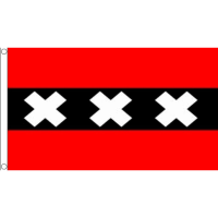 Amsterdamse vlag 150 x 90 cm