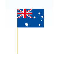 Australie vlaggetjes cocktailprikkers   50x stuks   extra groot   9.5 Cm lang