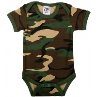 Baby rompertje   army camouflage print   katoen/elastaan