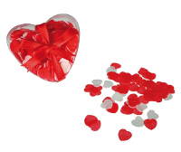 Badconfetti Hartjes   20x gram   Valetijn Love  confetti   rood/wit