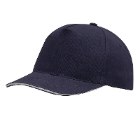 Baseballcap Walkers voor volwassenen   donkerblauw   klitteband sluiting   katoen