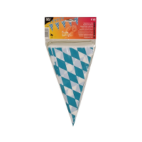 Beierse Oktoberfest vlaggenlijn plastic 4 meter