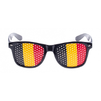 Belgie vlag bril voor volwassenen   Supporters verkleed accessoires   feestbrillen