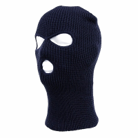 Bivakmuts / balaclava   driegaats winter muts   donkerblauw   volwassenen
