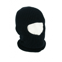 Bivakmuts / balaclava navy one hole volwassenen