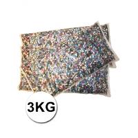 Boland Confetti   3x   1 kilo   multicolor   papier   versiering   feestdecoratie