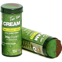 Bruine/groene leger camouflage verkleed schmink stift   Verkleden als soldaat/militair