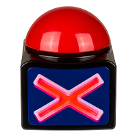 Buzzer drukknop   13 x 11 cm   spel knop   buzzer / tv show knop