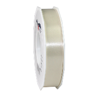 Cadeaulint   2,5 cm x 91 meter   beige   satijn   sierlint   cadeaus inpakken