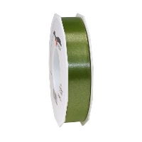 Cadeaulint   2,5 cm x 91 meter   legergroen   satijn   sierlint   cadeaus inpakken