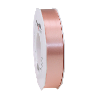 Cadeaulint   2,5 cm x 91 meter   zalm roze   satijn   sierlint   cadeaus inpakken