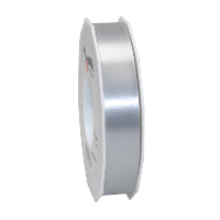 Cadeaulint   2,5 cm x 91 meter   zilvergrijs   satijn   sierlint   cadeaus inpakken