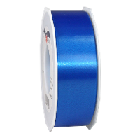 Cadeaulint   4 cm x 91 meter   blauw   satijn   sierlint   cadeaus inpakken
