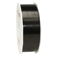 Cadeaulint   4 cm x 91 meter   zwart   satijn   sierlint   cadeaus inpakken