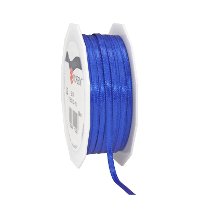 Cadeaulint Satijn   0.3 Cm x 50 meter   Blauw   cadeaus inpakken   sierlint