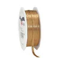 Cadeaulint Satijn   0.3 Cm x 50 meter   Bronskleurig   cadeaus inpakken   sierlint