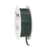Cadeaulint Satijn   0.3 Cm x 50 meter   Donkergroen   cadeaus inpakken   sierlint