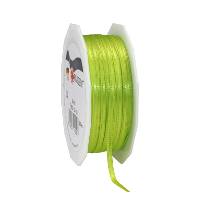 Cadeaulint Satijn   0.3 Cm x 50 meter   Lime groen   cadeaus inpakken   sierlint
