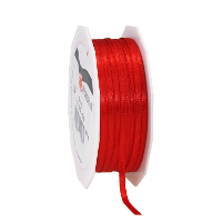 Cadeaulint Satijn   0.3 Cm x 50 meter   Rood   cadeaus inpakken   sierlint