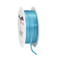 Cadeaulint Satijn   0.3 Cm x 50 meter   Turquoise   cadeaus inpakken   sierlint