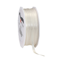 Cadeaulint Satijn   0.6 Cm x 50 meter   Beige   cadeaus inpakken   sierlint