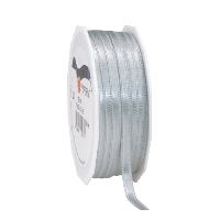 Cadeaulint Satijn   0.6 Cm x 50 meter   Grijs   cadeaus inpakken   sierlint