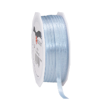 Cadeaulint Satijn   0.6 Cm x 50 meter   Lichtblauw   cadeaus inpakken   sierlint