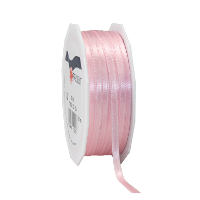 Cadeaulint Satijn   0.6 Cm x 50 meter   Lichtroze   cadeaus inpakken   sierlint