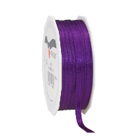Cadeaulint Satijn   0.6 Cm x 50 meter   Paars   cadeaus inpakken   sierlint