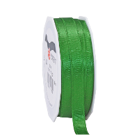 Cadeaulint Satijn   1 cm x 25 meter   groen   cadeaus inpakken   sierlint