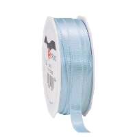 Cadeaulint Satijn   1 cm x 25 meter   lichtblauw   cadeaus inpakken   sierlint