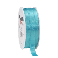 Cadeaulint Satijn   1 cm x 25 meter   turquoise   cadeaus inpakken   sierlint