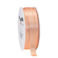 Cadeaulint Satijn   1 cm x 25 meter   zalm roze   cadeaus inpakken   sierlint
