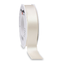 Cadeaulint Satijn   2.5 Cm x 25 meter   beige   cadeaus inpakken   sierlint