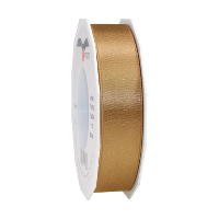 Cadeaulint Satijn   2.5 Cm x 25 meter   brons   cadeaus inpakken   sierlint