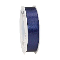 Cadeaulint Satijn   2.5 Cm x 25 meter   donkerblauw   cadeaus inpakken   sierlint