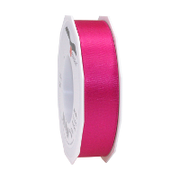 Cadeaulint Satijn   2.5 Cm x 25 meter   fuchsia roze   cadeaus inpakken   sierlint