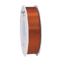 Cadeaulint Satijn   2.5 Cm x 25 meter   koperkleurig   cadeaus inpakken   sierlint